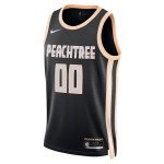 Maillot NBA Atlanta Hawks Personnalisable Nike 2025-26 City Edition Noir Swingman - Homme